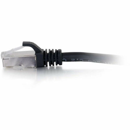 Alternate-Image3 Image for C2G-1ft Cat6 Snagless Shielded (STP) Network Patch Cable - Black
