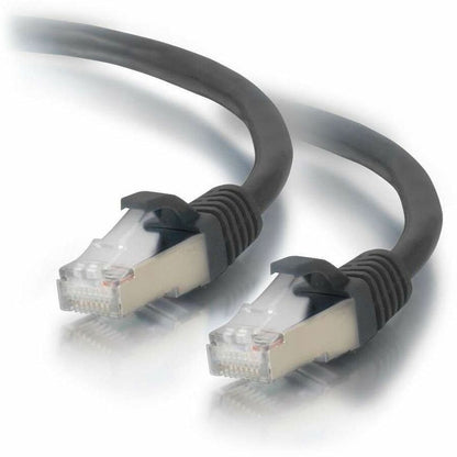 Alternate-Image1 Image for C2G 7ft Cat6 Ethernet Cable - Snagless Shielded (STP) - Black
