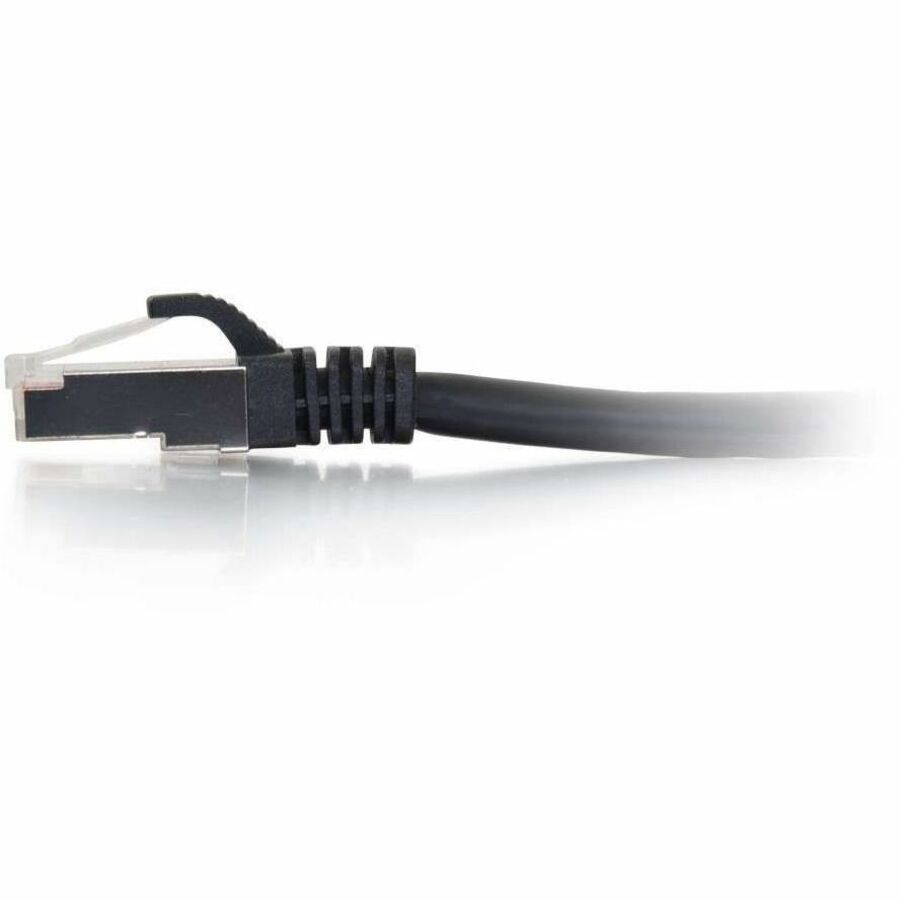 Alternate-Image2 Image for C2G 7ft Cat6 Ethernet Cable - Snagless Shielded (STP) - Black