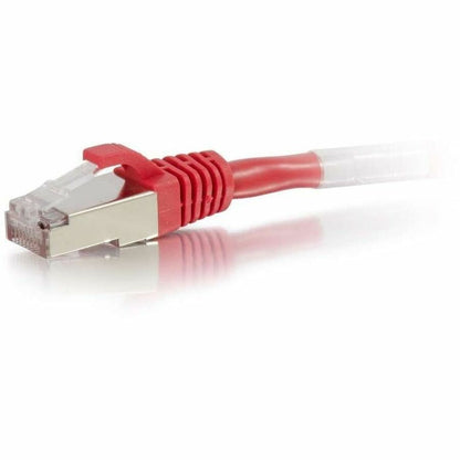 Alternate-Image1 Image for C2G 6ft Cat6 Ethernet Cable - Snagless Shielded (STP) - Red