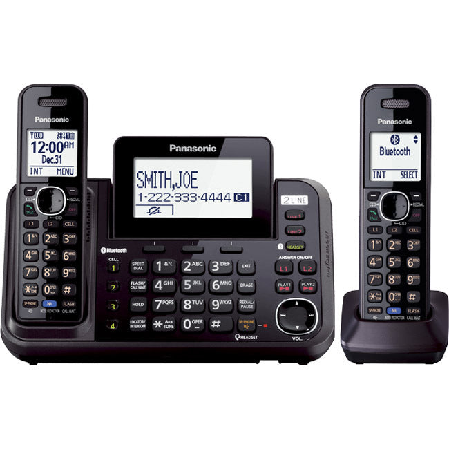 Main Image for Panasonic Link2Cell KX-TG9542B DECT 6.0 1.90 GHz Cordless Phone - Black