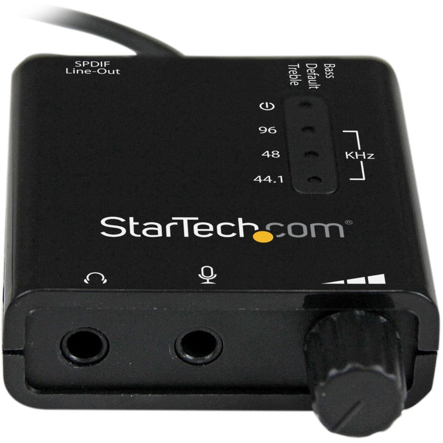 Alternate-Image2 Image for StarTech USB Stereo Audio Adapter External Sound Card with SPDIF Digital Audio