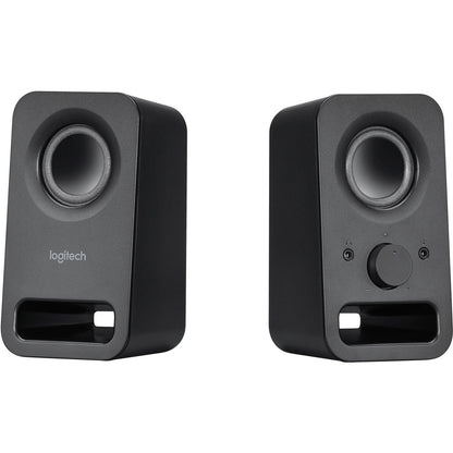Main Image for Logitech Multimedia Speakers Z150 with Clear Stereo Sound (Midnight Black, 3W RMS)