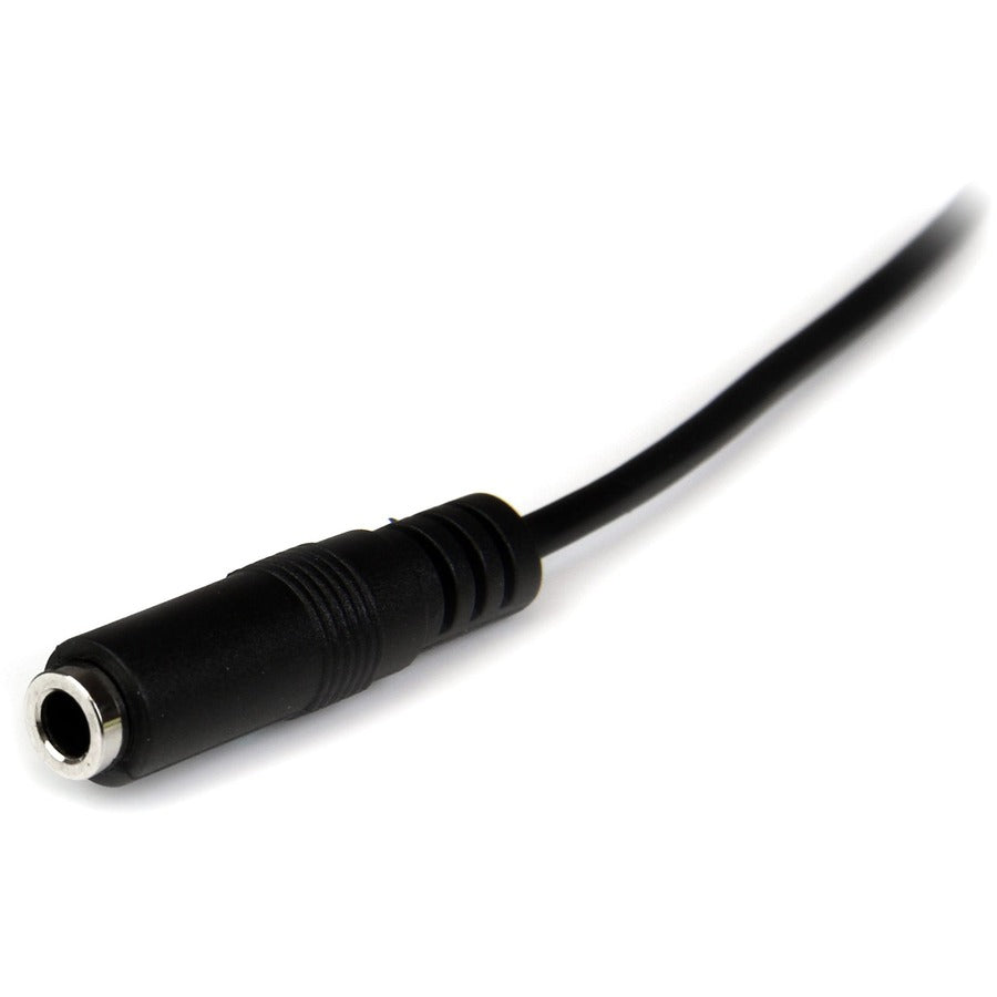 Alternate-Image2 Image for StarTech.com 2m Slim 3.5mm Stereo Extension Audio Cable - M/F