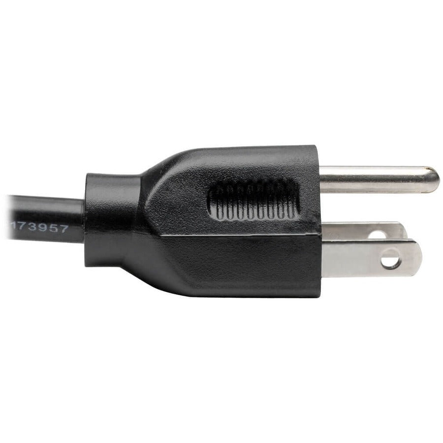 Alternate-Image5 Image for Eaton Tripp Lite Series Desktop Computer AC Power Cable, NEMA 5-15P to C13 - 13A, 125V, 16 AWG, 2 ft. (0.61 m), Black