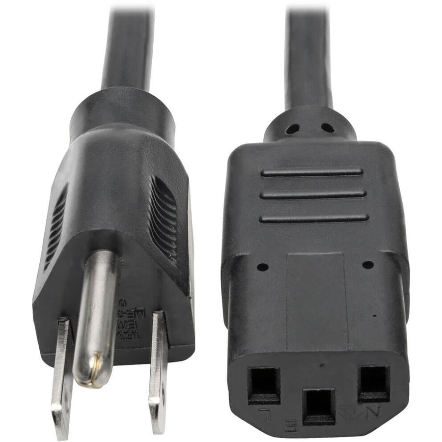 Main Image for Eaton Tripp Lite Series Desktop Computer AC Power Cable, NEMA 5-15P to C13 - 13A, 125V, 16 AWG, 2 ft. (0.61 m), Black