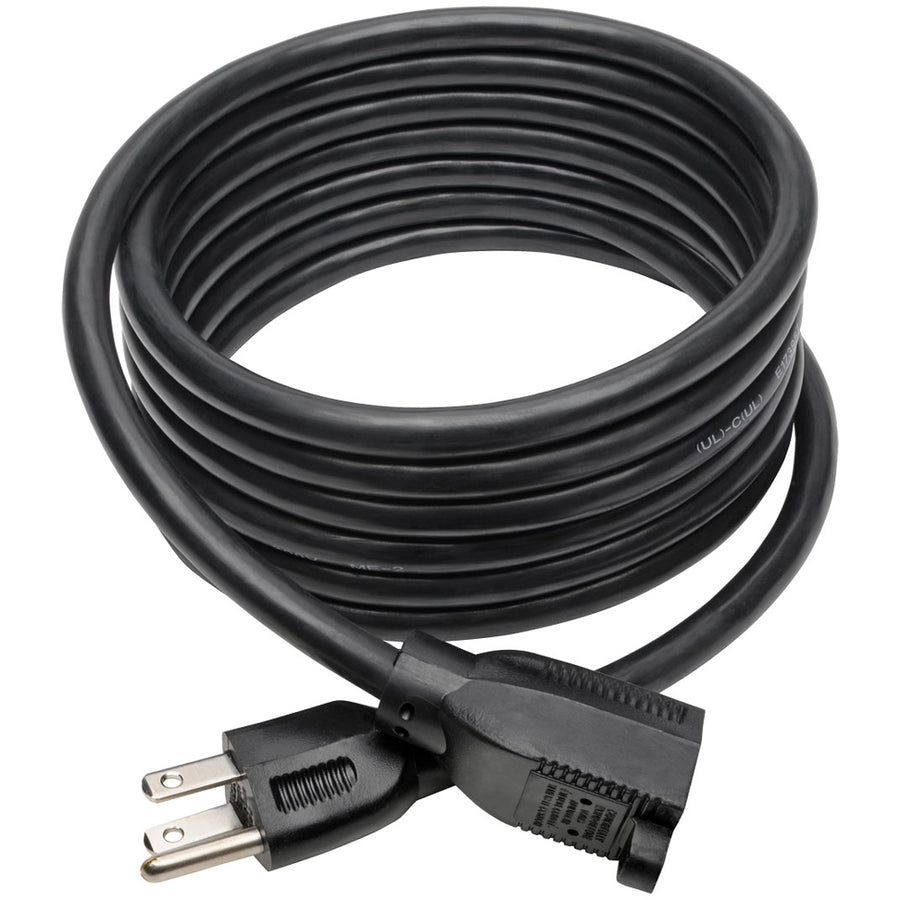 Alternate-Image1 Image for Tripp Lite by Eaton Power Extension Cord NEMA 5-15P to NEMA 5-15R - Heavy-Duty 15A 120V 14 AWG 10 ft. (3.05 m) Black