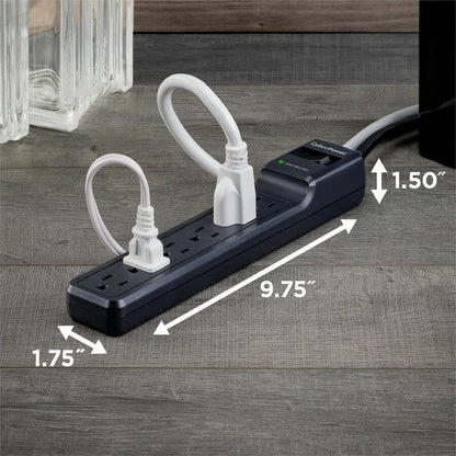 Alternate-Image3 Image for CyberPower CSB604 Essential 6 - Outlet Surge with 900 J