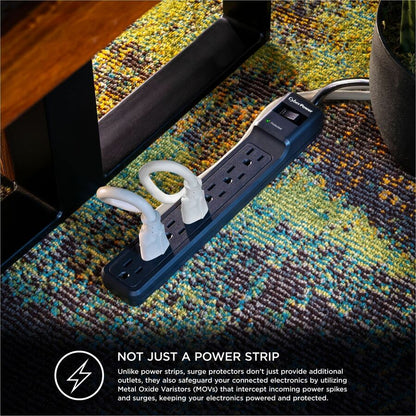 Alternate-Image3 Image for CyberPower CSB706 Essential 7 - Outlet Surge with 1500 J
