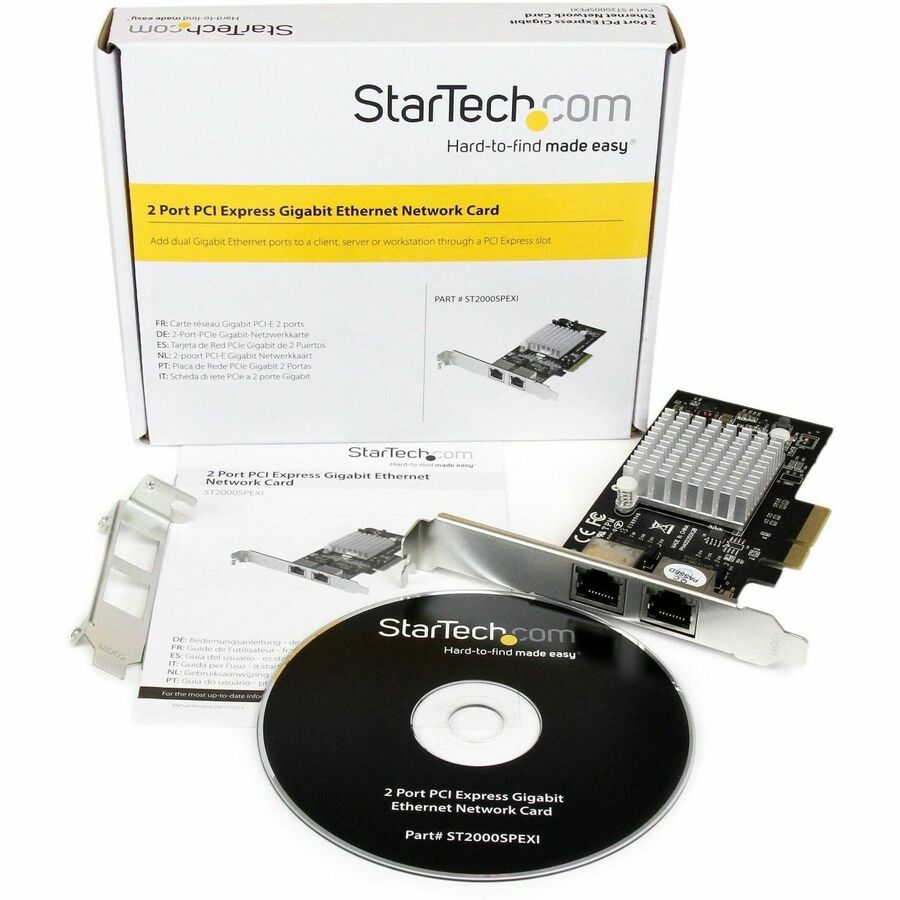 Alternate-Image3 Image for StarTech.com Dual Port PCI Express (PCIe x4) Gigabit Ethernet Server Adapter Network Card - Intel i350 NIC