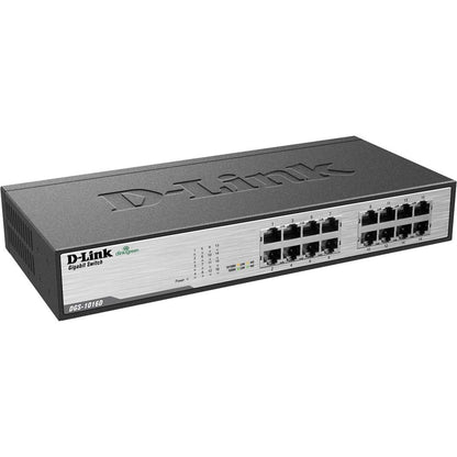 Main Image for D-Link DGS-1016D 16-Port Gigabit Unmanaged Metal Desktop or Rackmount Switch