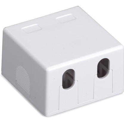 Alternate-Image1 Image for Black Box Value Line Surface-Mount Housing, 2-Port, White