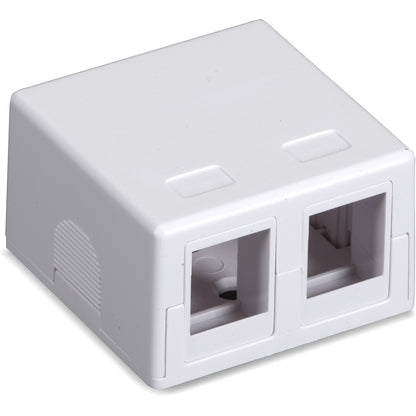 Main Image for Black Box Value Line Surface-Mount Housing, 2-Port, White