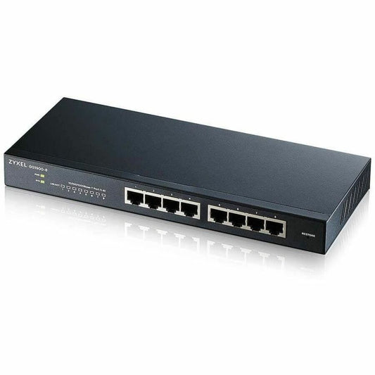 Main Image for ZyXEL GS1900-8 Fanless 8 Port GbE L2 Web Managed Desktop Switch