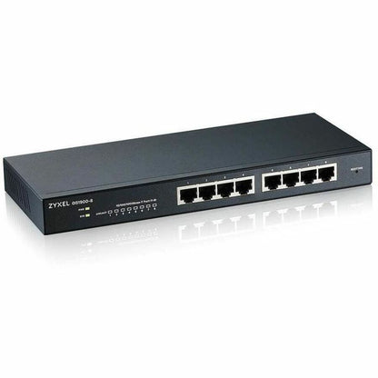 Alternate-Image1 Image for ZyXEL GS1900-8 Fanless 8 Port GbE L2 Web Managed Desktop Switch