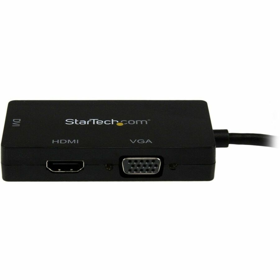 Alternate-Image1 Image for StarTech.com Mini DisplayPort Adapter - 3-in-1 - 1080p - Monitor Adapter - Mini DP to HDMI / VGA / DVI Adapter Hub