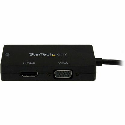 Alternate-Image1 Image for StarTech.com Mini DisplayPort Adapter - 3-in-1 - 1080p - Monitor Adapter - Mini DP to HDMI / VGA / DVI Adapter Hub