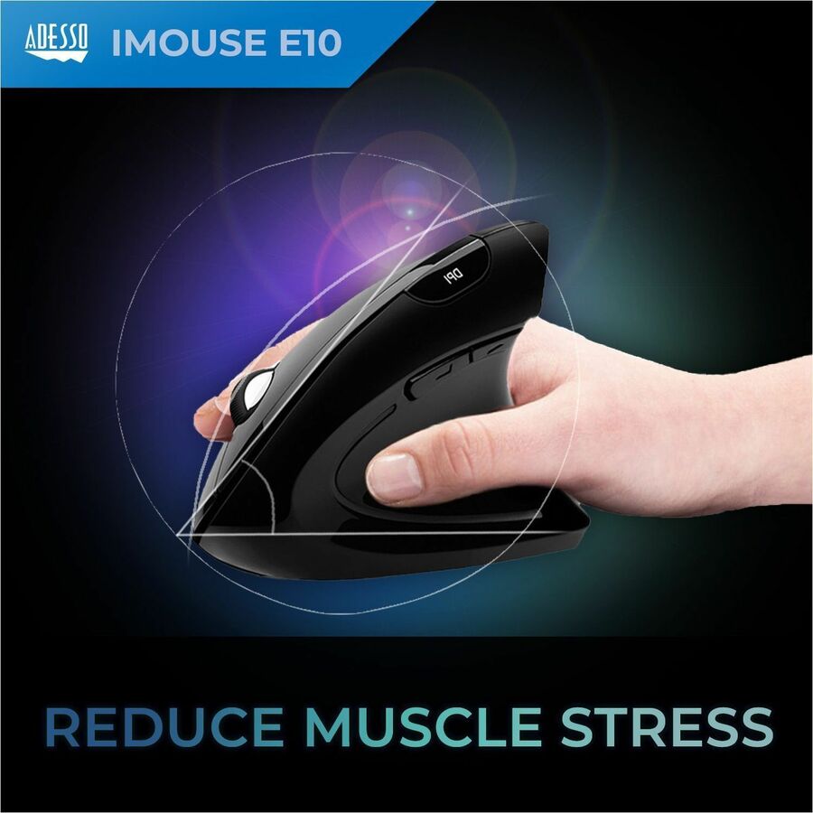 Alternate-Image4 Image for Adesso 2.4 GHz Wireless Vertical Ergonomic Mouse