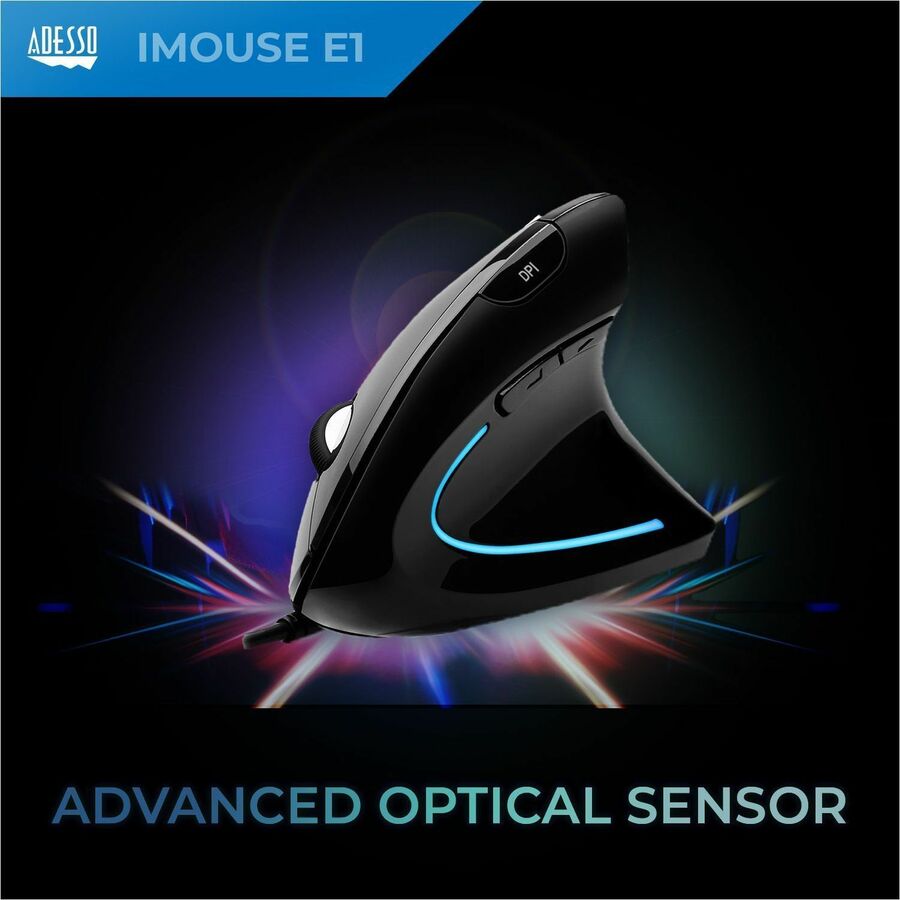 Alternate-Image4 Image for Adesso iMouse E1 Vertical Ergonomic Illuminated Mouse