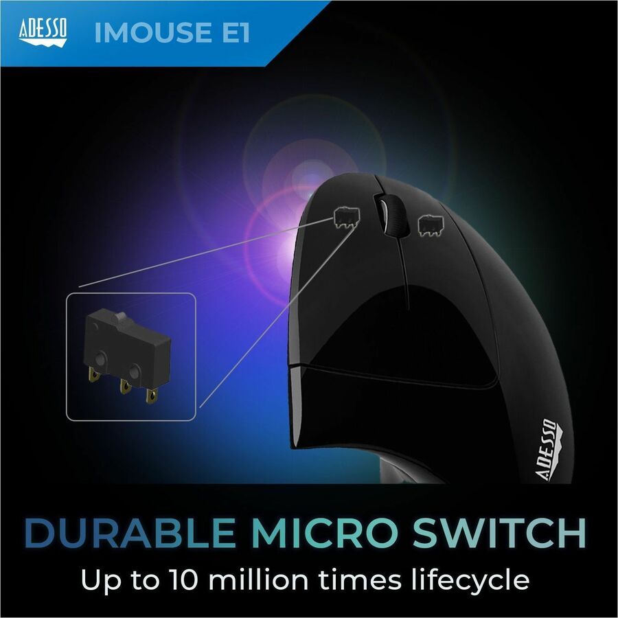 Alternate-Image6 Image for Adesso iMouse E1 Vertical Ergonomic Illuminated Mouse