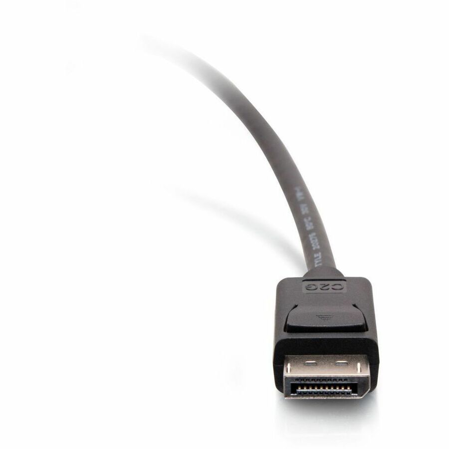 Alternate-Image1 Image for C2G 6ft DisplayPort Cable, 4K 60Hz, DisplayPort Male to DisplayPort Male, 10.8Gbps, 12 bpc, 36 bpp