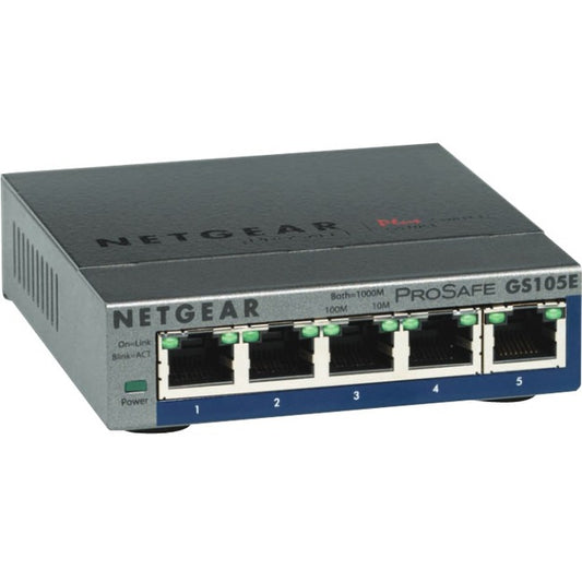 Main Image for Netgear ProSafe Plus Switch, 5-Port Gigabit Ethernet