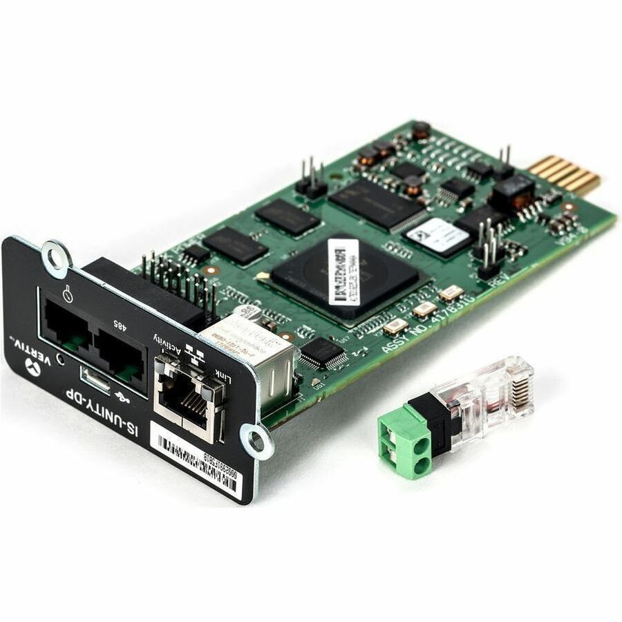 Main Image for Vertiv Liebert IntelliSlot Unity-DP-Network Card - Remote Monitoring|Dual Protocol