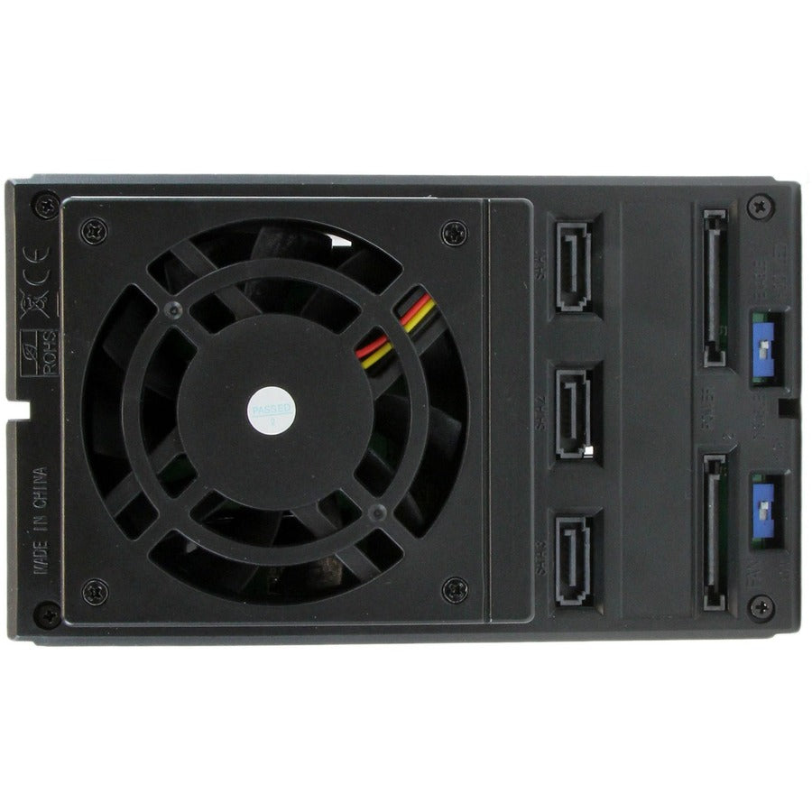 Alternate-Image3 Image for StarTech.com 3 Bay Aluminum Trayless Hot Swap Mobile Rack Backplane for 3.5in SAS II/SATA III - 6 Gbps HDD