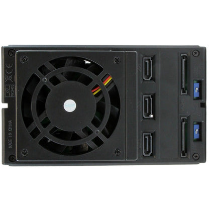 Alternate-Image3 Image for StarTech.com 3 Bay Aluminum Trayless Hot Swap Mobile Rack Backplane for 3.5in SAS II/SATA III - 6 Gbps HDD