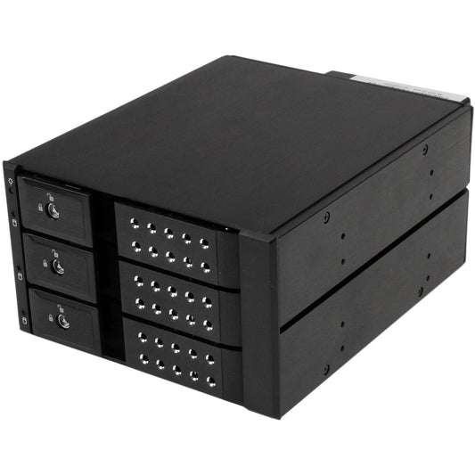 Main Image for StarTech.com 3 Bay Aluminum Trayless Hot Swap Mobile Rack Backplane for 3.5in SAS II/SATA III - 6 Gbps HDD