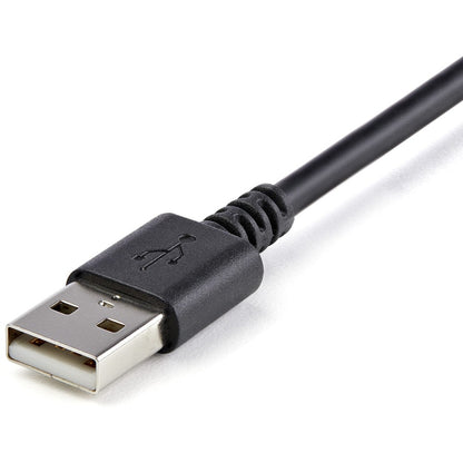 Alternate-Image2 Image for StarTech 3m (10ft) Long Black Apple&reg; 8-pin Lightning Connector to USB Cable for iPhone / iPod / iPad