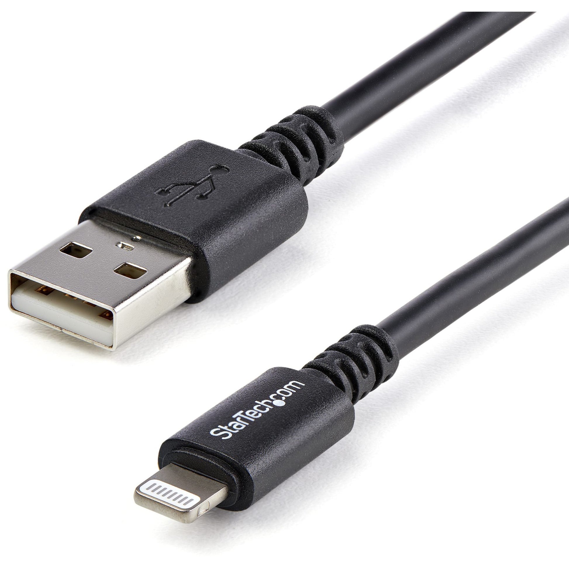 Main Image for StarTech 3m (10ft) Long Black Apple&reg; 8-pin Lightning Connector to USB Cable for iPhone / iPod / iPad