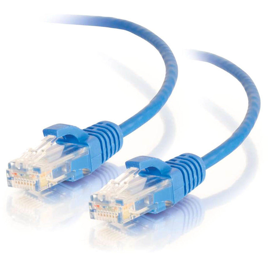Main Image for C2G 1.5ft Cat6 Ethernet Cable - Slim - Snagless Unshielded (UTP) - Blue
