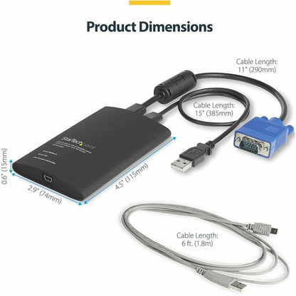 Alternate-Image8 Image for StarTech.com USB Crash Cart Adapter with File Transfer & Video Capture at 1920 x1200 60Hz, TAA