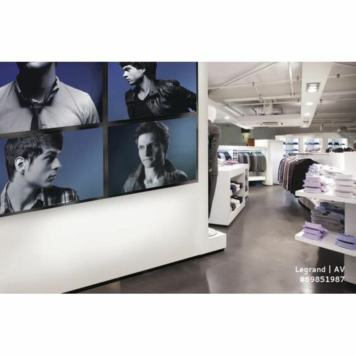 Life-Style Image for Chief ConnexSys Video Wall Adjustable TV Mount - For 42-80 Inch Displays - VESA Wall Mount - Black