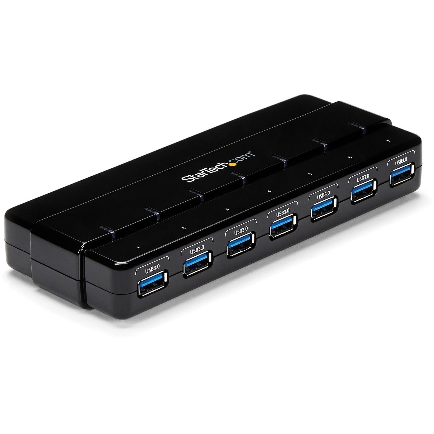 Main Image for StarTech.com 7 Port SuperSpeed USB 3.0 Hub - 5Gbps - Desktop USB Hub with Power Adapter - Black