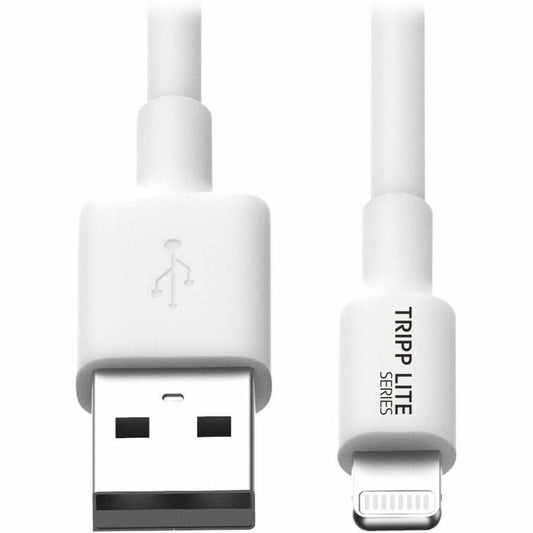 Main Image for Eaton Tripp Lite Series USB-A to Lightning Sync/Charge Cable (M/M) - MFi Certified, White, 3 ft. (0.9 m)