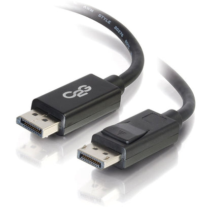Main Image for C2G 6ft DisplayPort Cable with Latches, 4K 60Hz, DisplayPort Male to DisplayPort Male, 30V