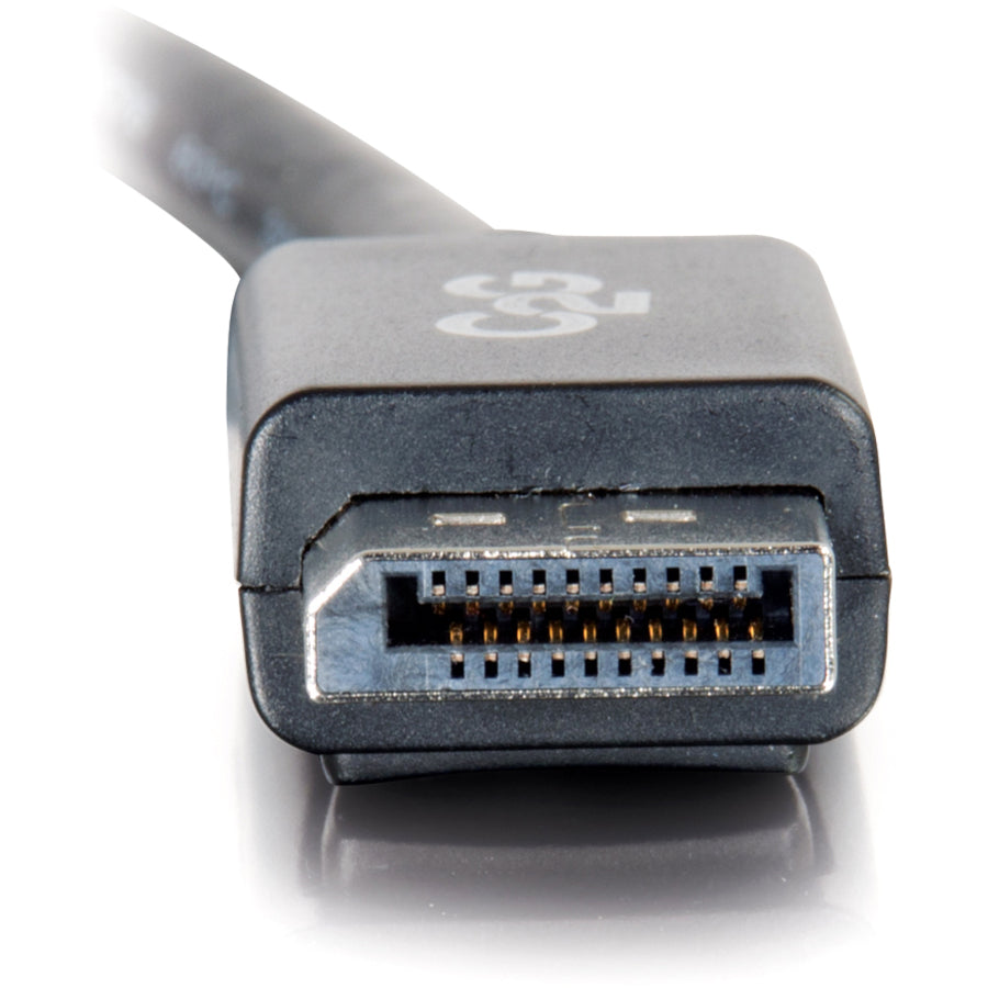Alternate-Image2 Image for C2G 6ft DisplayPort Cable with Latches, 4K 60Hz, DisplayPort Male to DisplayPort Male, 30V