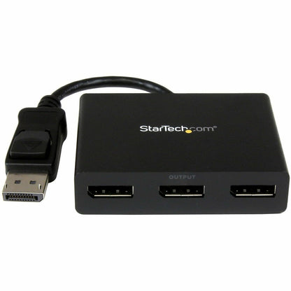 Main Image for StarTech.com 3-Port DisplayPort 1.2 Splitter, DisplayPort to 3x DP Multi-Monitor Adapter, Dual 4K 30Hz and 1080p Computer MST Hub, Windows