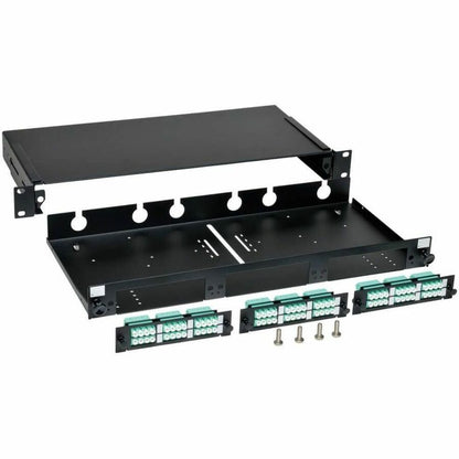 Alternate-Image2 Image for Tripp Lite by Eaton 36-Port LC/LC Rackmount Fiber Enclosure Feed Through Patch Panel 1U