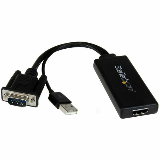 Main Image for StarTech.com VGA to HDMI Adapter with USB Audio & Power - Portable VGA to HDMI Converter - 1080p