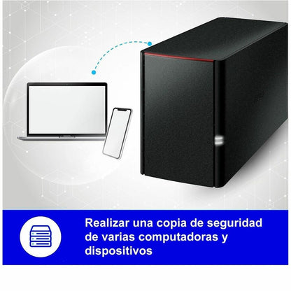 Alternate-Image1 Image for LinkStation 220 8TB Personal Cloud Storage with Hard Drives Included