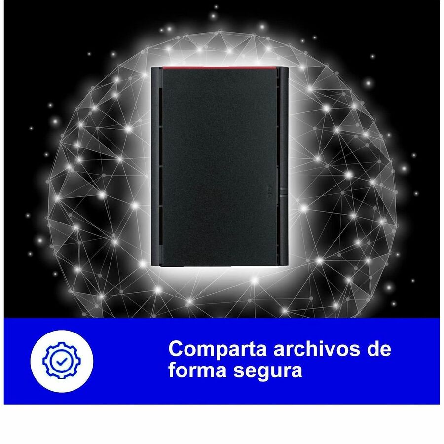 Alternate-Image2 Image for LinkStation 220 8TB Personal Cloud Storage with Hard Drives Included