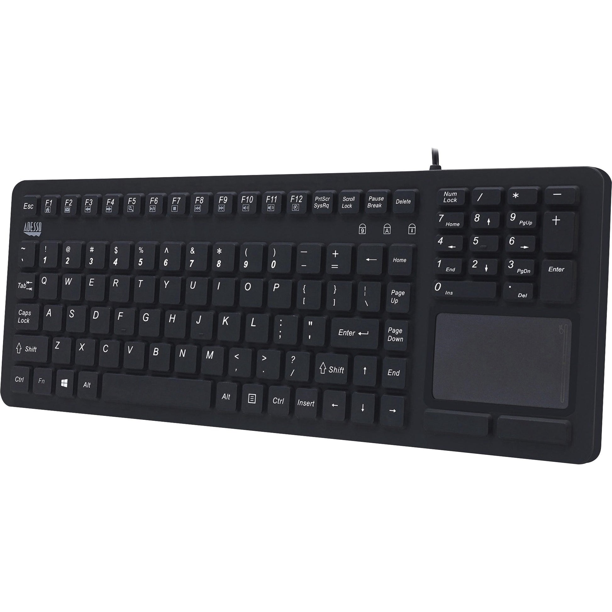 Main Image for Adesso Antimicrobial Waterproof Touchpad Keyboard