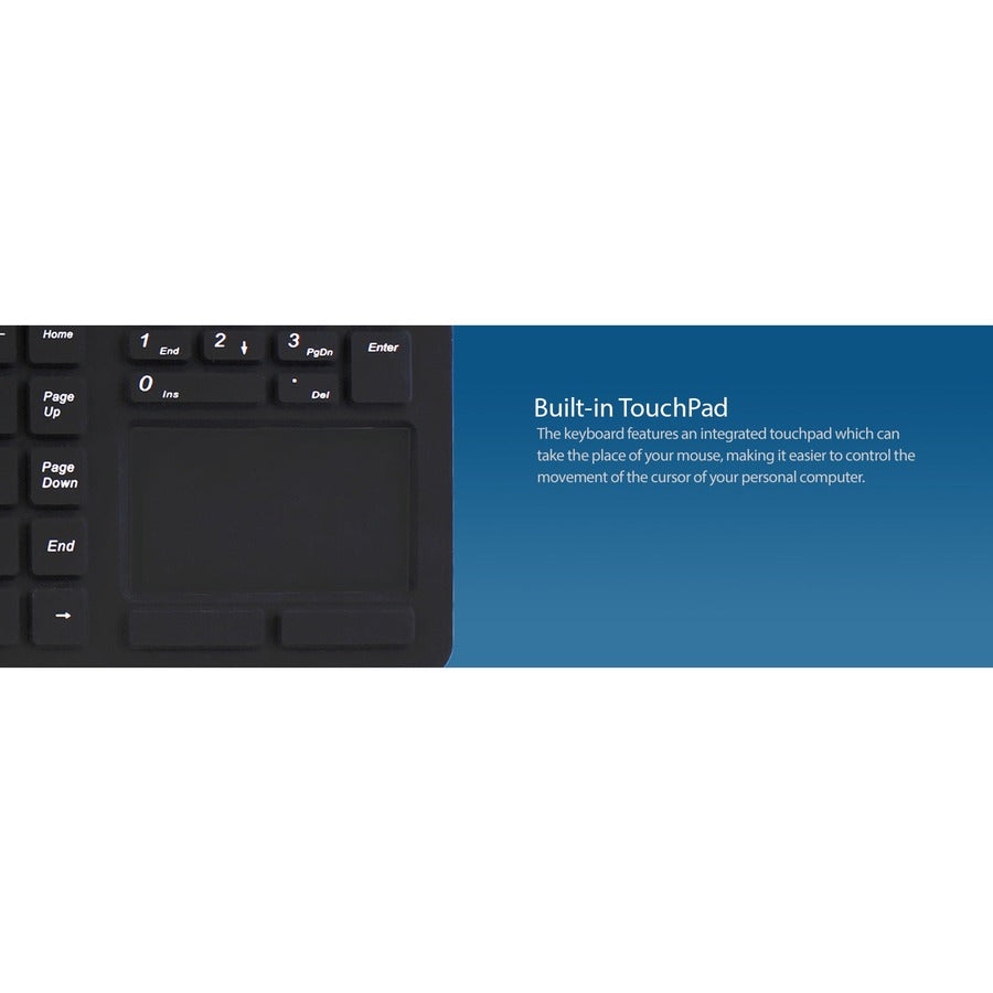 Alternate-Image5 Image for Adesso Antimicrobial Waterproof Touchpad Keyboard