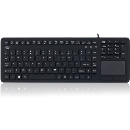 Front Image for Adesso Antimicrobial Waterproof Touchpad Keyboard