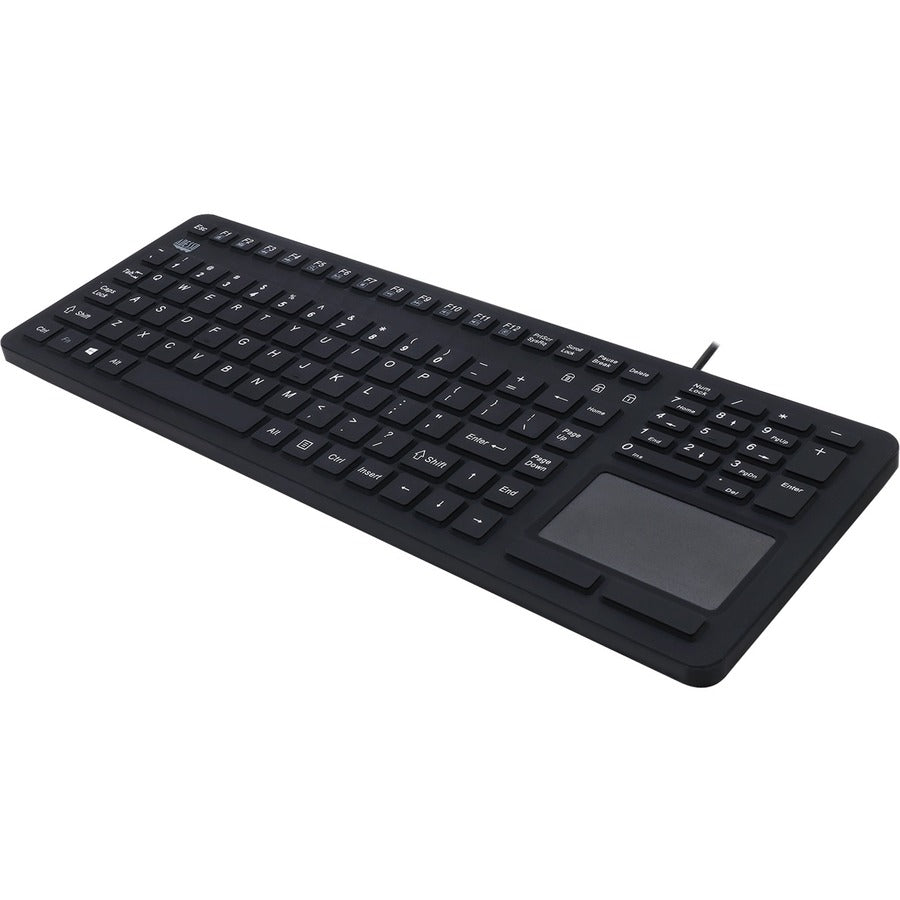 Left Image for Adesso Antimicrobial Waterproof Touchpad Keyboard