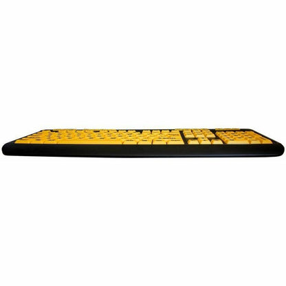 Bottom Image for Adesso Luminous 4X Large Print Multimedia Desktop Keyboard