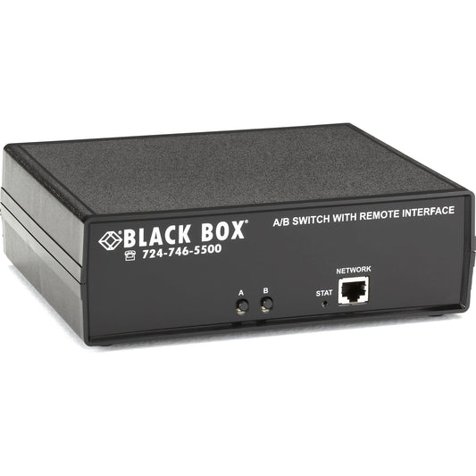 Main Image for Black Box - CAT6 Remotely Controlled Layer 1 A/B Switch, Latching, Ethernet, RS-232